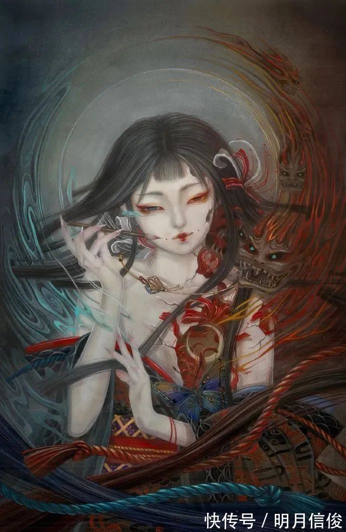 熙往$好撩人的眼神啊,她笔尖下的女妖,个个美成凡间精灵