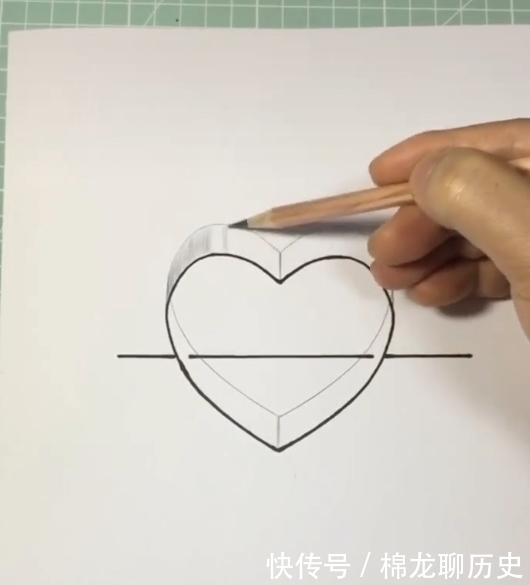 3d#美术生画3D一箭穿心,完成后,眼睛:发生了什么,一脸蒙圈