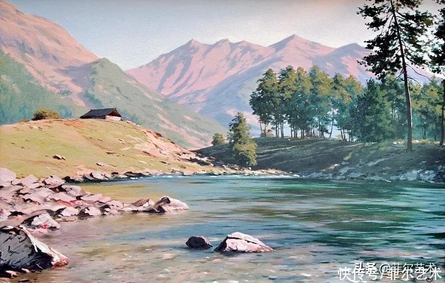 油画|「风景油画」安静的风景，唤醒了人们美好的感觉和回忆