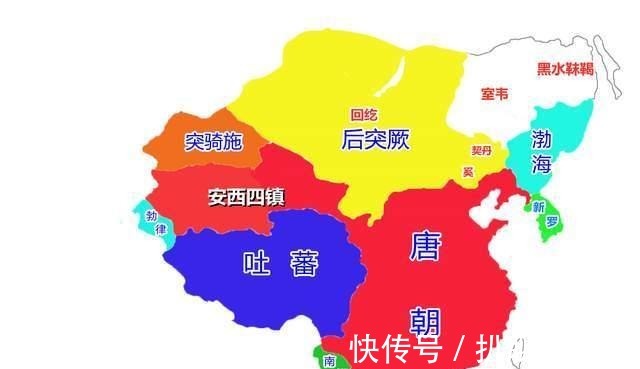 吐蕃|从地图看唐朝疆域:200多年的风云变化,中华民族的高光时刻