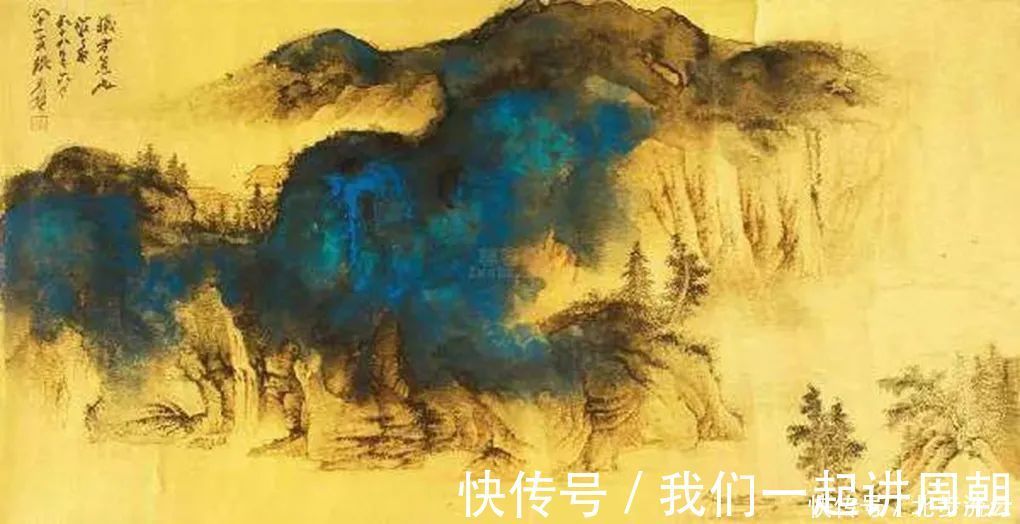 张大千!国画大师张大千,绘画作品极具特色,对后世影响颇深
