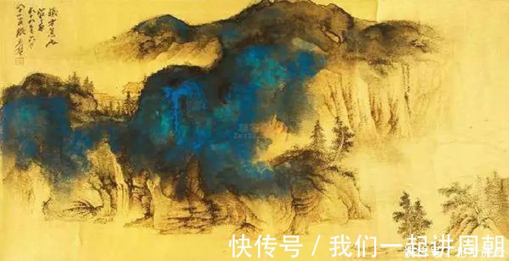 张大千！国画大师张大千，绘画作品极具特色，对后世影响颇深