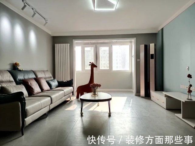 简约风|140平现代简约风三室装修,全屋用莫兰迪色系太温馨了