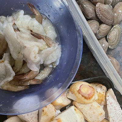 香菇|海鲜芋头排骨粥