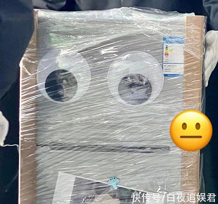 表情包|《拜托了冰箱》開播，吳磊曬冰箱上班圖，貼上眼睛好像表情包