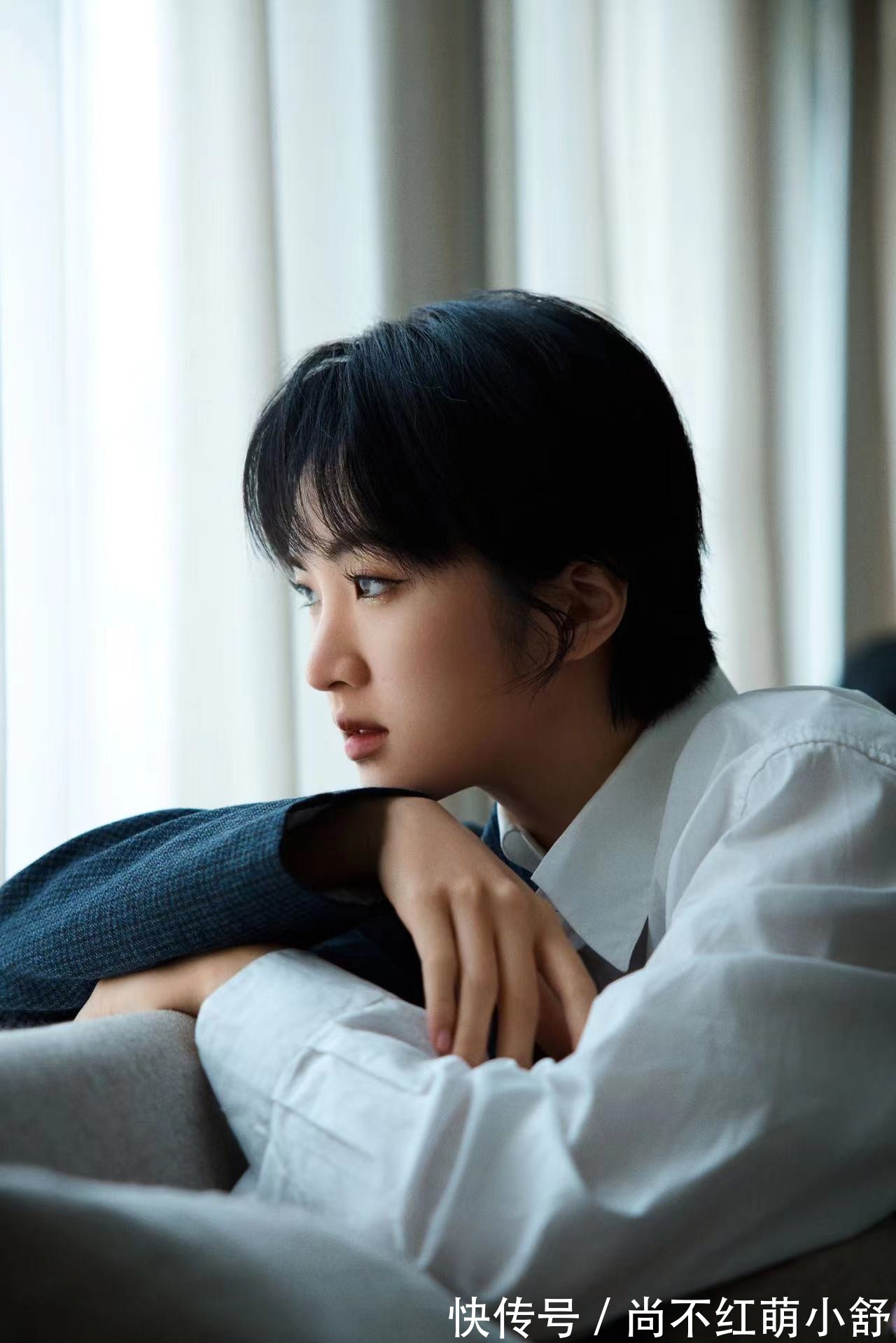 脸型 任正非之女姚安娜的“新发型”真利落,但是量感不太匹配,太显man