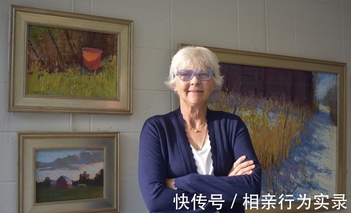 绘画$美国当代色粉画家瓦森