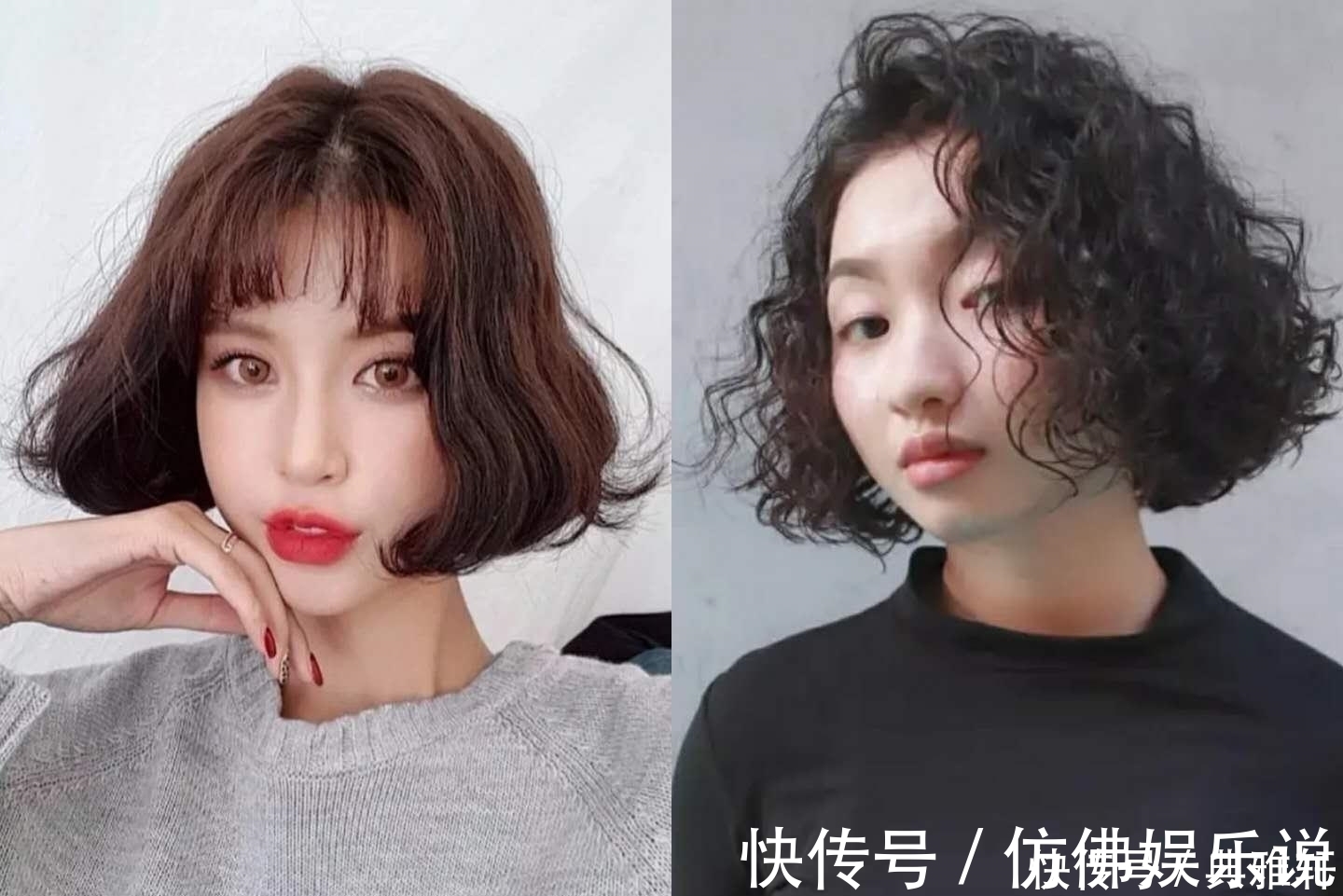 脸型|头发少的女生适合烫卷发发型吗？有什么好的建议？