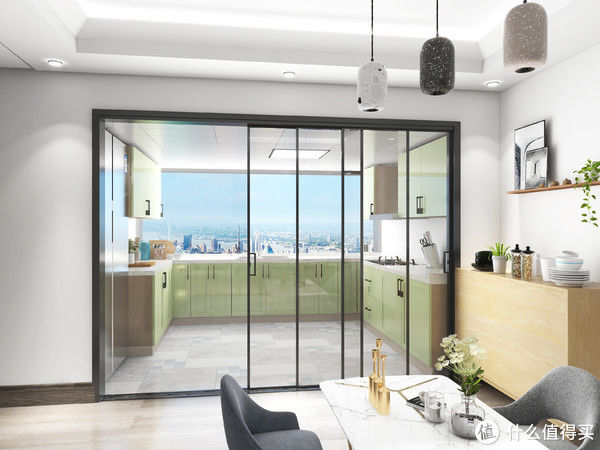 时尚|用门窗打造高级审美的「极简风格」，通透的视野简直跟别墅一样！