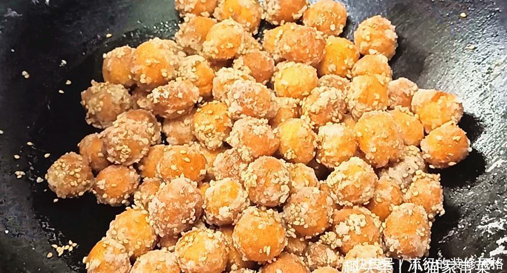 最喜欢|天越冷它越甜,做成健康零食红薯球,不塌陷也不硬,凉了也软糯