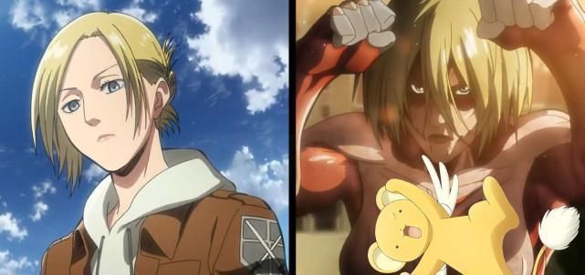 巨人|进击的巨人:巨人化前后对比图,莱纳彰显沉稳,艾伦形象过于奇异