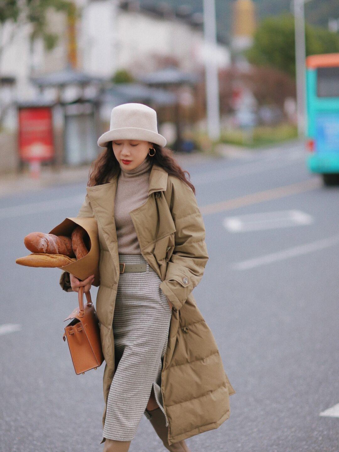 造型 兼顾风度和温度的羽绒服穿搭示范,时髦又显瘦,每一套都能照穿