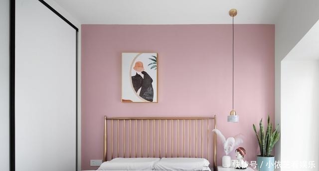 主卧|年轻人的家干嘛要装修的灰突突？青春明媚充满朝气，住着才舒服