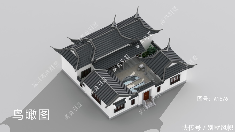 庭院|中式庭院别墅,经典大气,居住舒适