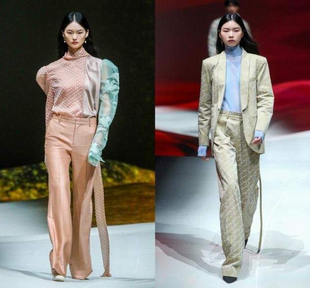 妹妹|贺聪带妹妹走秀，19岁妹妹同款丹凤眼似她翻版，五官柔和偏日系