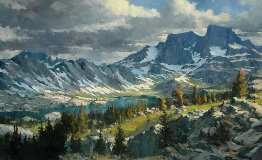 jeffrey|他的油画笔触粗犷又细腻，透着一种不可言说的美