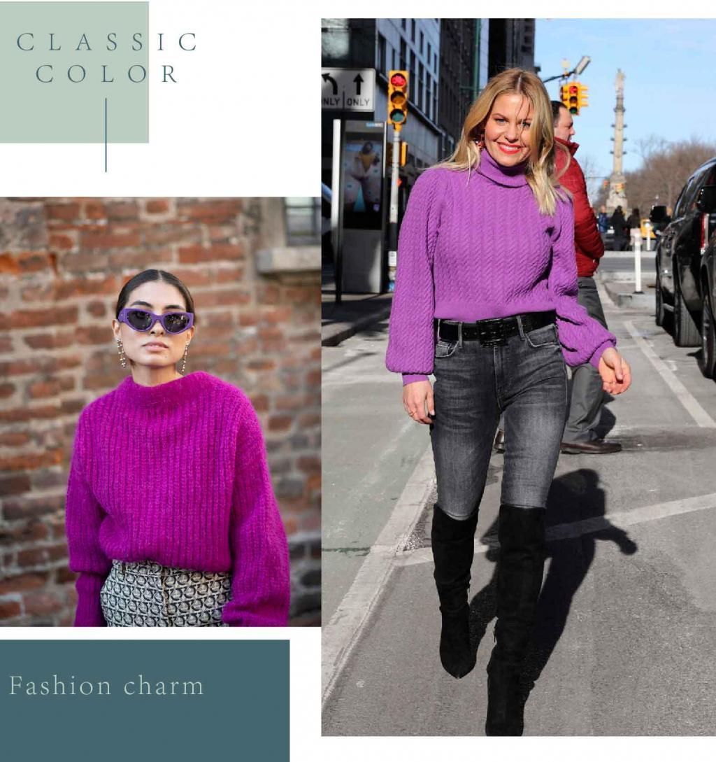 开春赶紧告别黑白灰，彩色毛衣有春日feeling，减龄又清新