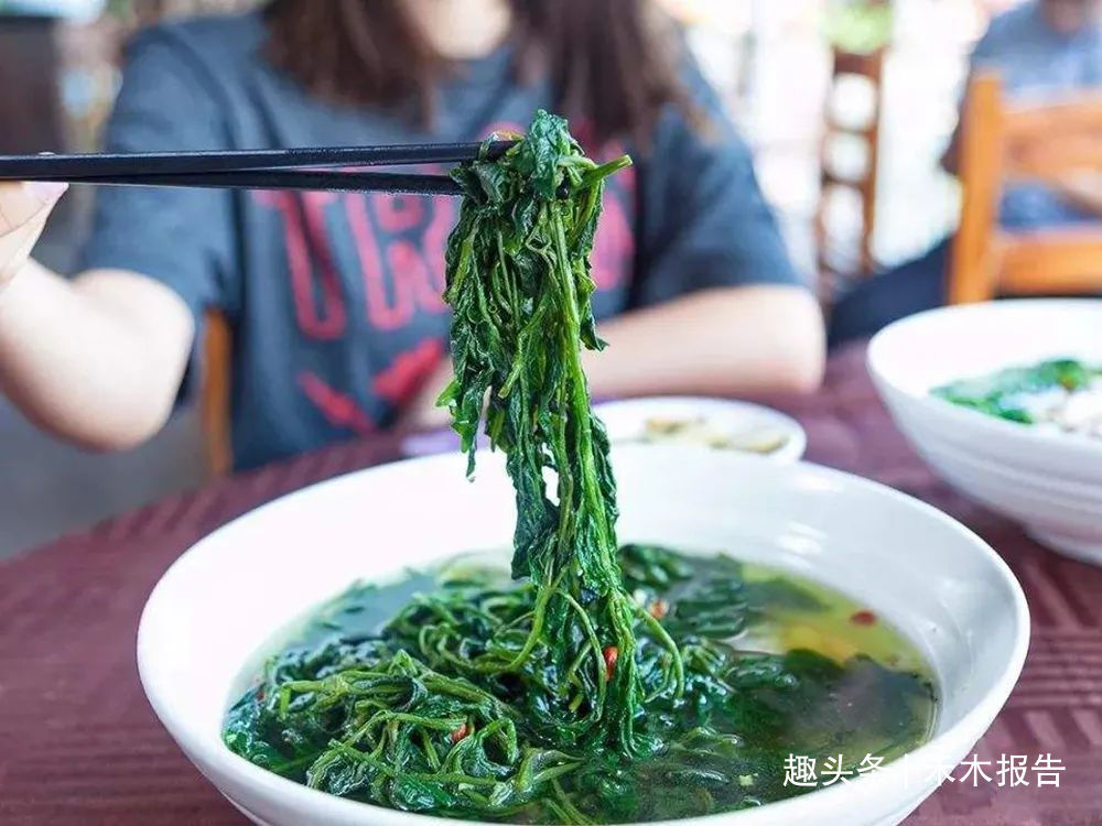 人们吃过它的果实，却不知叶子也能吃，甘甜鲜嫩，还是天然高钙菜