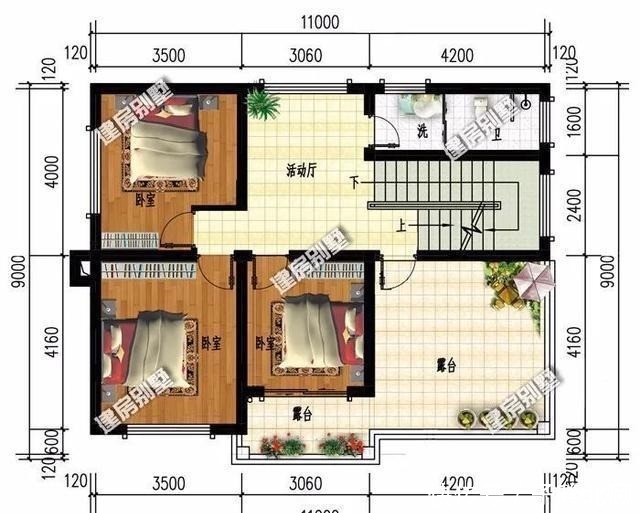 二层|小户型造价低的二层别墅,占地面积一百以内,外观也很漂亮!