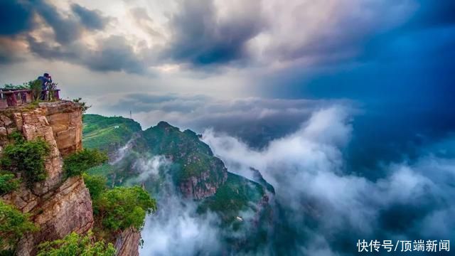 河南奇景!藏身5A的太行天路，腾于千米崖壁，云雾林海无边，太壮美啦→