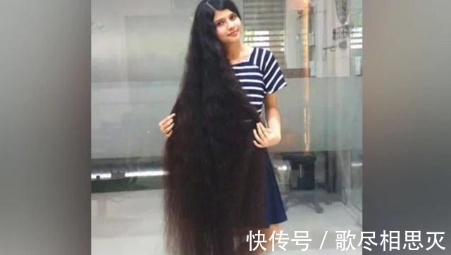 魔发奇缘|女子头发长1.9米被称长发公主,她已11年没剪过发,有点吓人