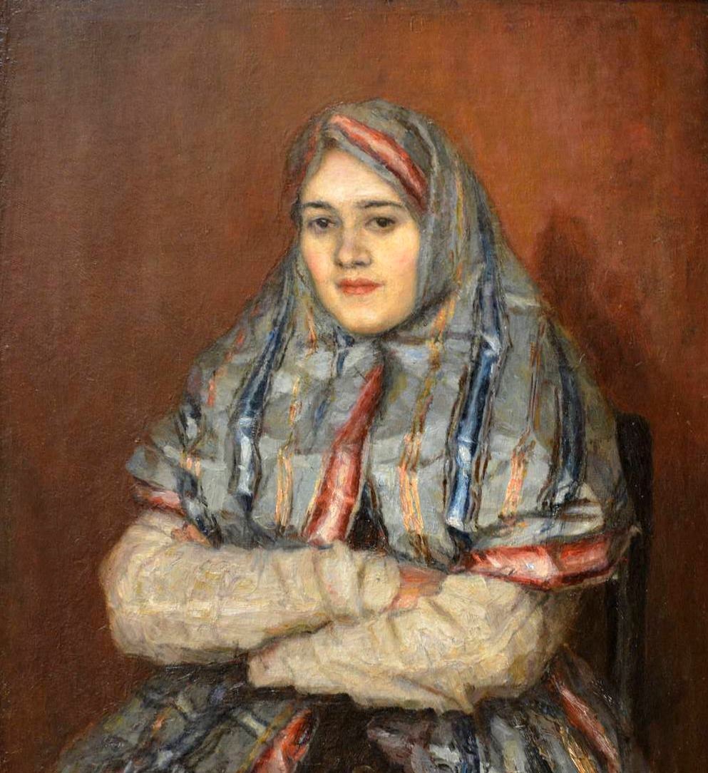 特列恰柯夫&俄罗斯特列恰柯夫美术馆藏品人物油画作品欣赏