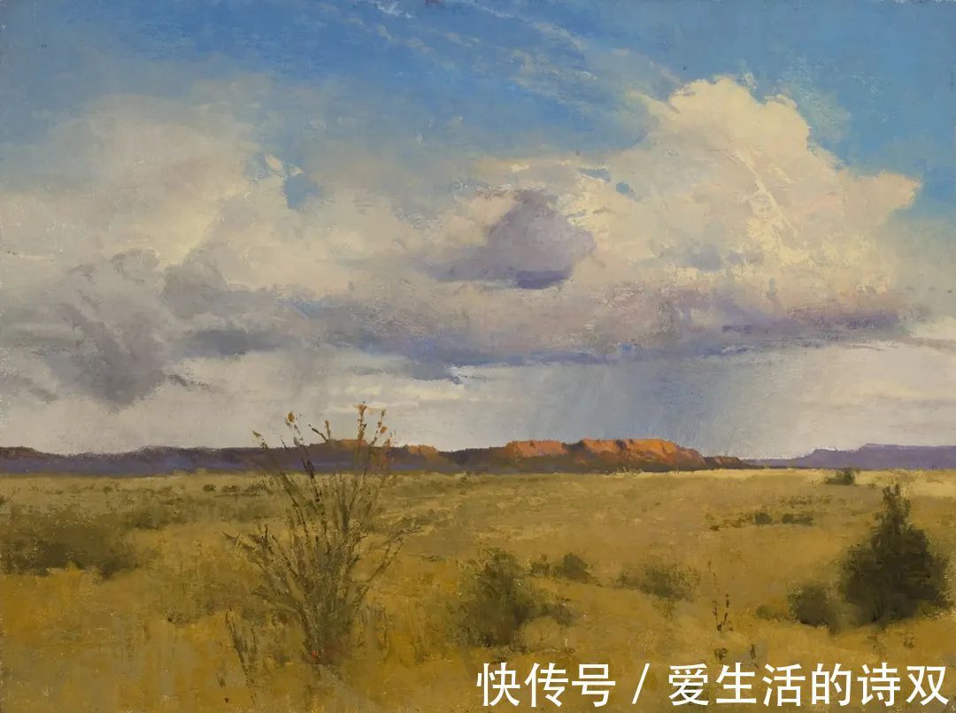 卢伯克$大卫·格里芬的风景油画高清图,放大看,更迷人