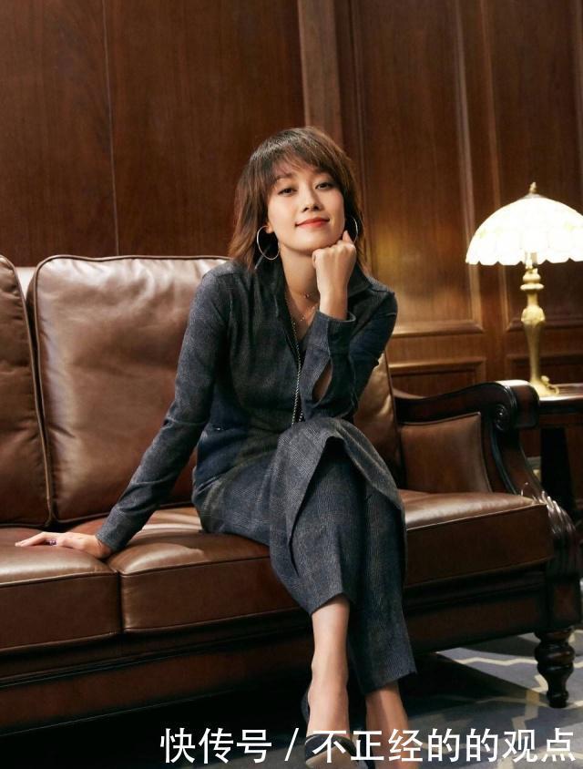 后脑勺|马伊琍还是把头发剪短了,短碎发变潮短发,网友“美得焕然一新”