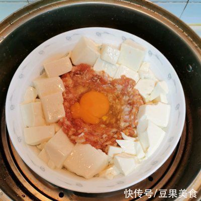 蒸蛋|豆腐肉饼子蒸蛋