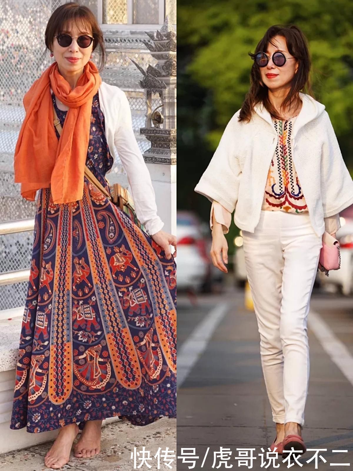 打扮|66岁阿姨真会打扮，入秋后用四款小外套打造年轻状态，时髦又显贵