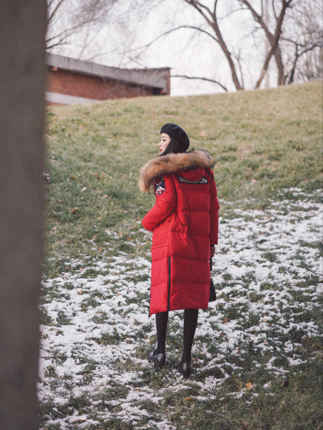 紧身裤|应对降温我有妙招!各种羽绒服穿搭分享,让你美得优雅
