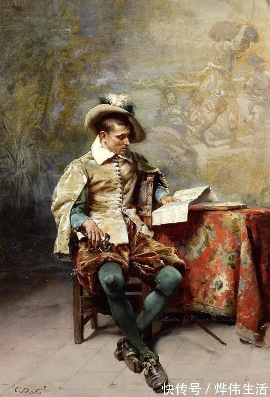 august@华丽的服饰,精美的人物,田园牧歌式的情感