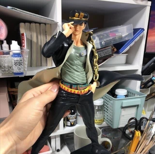 动漫|上次的承太郎手办涂改令人叫绝,这次换成索隆手办,真是技术活