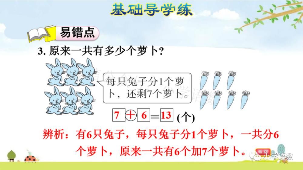 人教版一年级数学上册第8单元《解决问题（二）》课件及同步练习