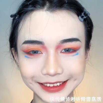 哥哥|小哥哥教大家化“仙鹤妆”,第一眼差距有点大,看到成品认输了