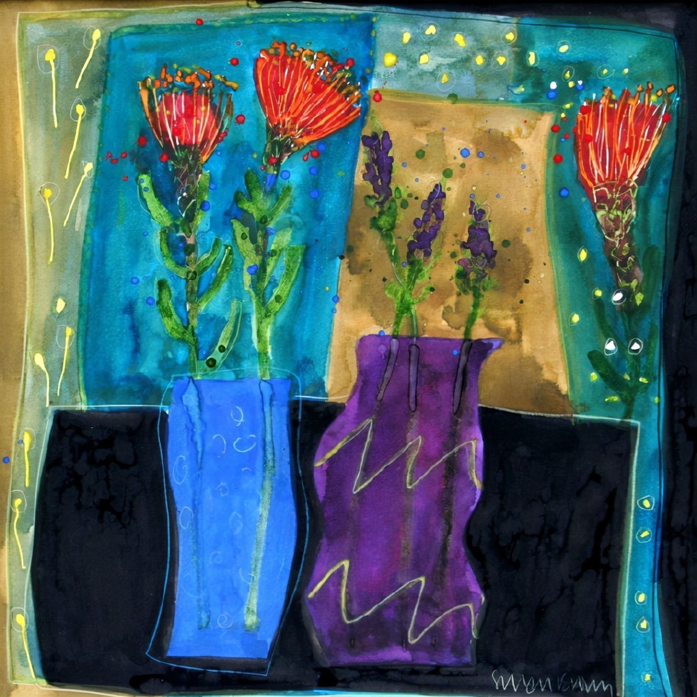 susan&苏珊·布朗(Susan Brown)水彩画作品 描绘的真实世界大胆而生动