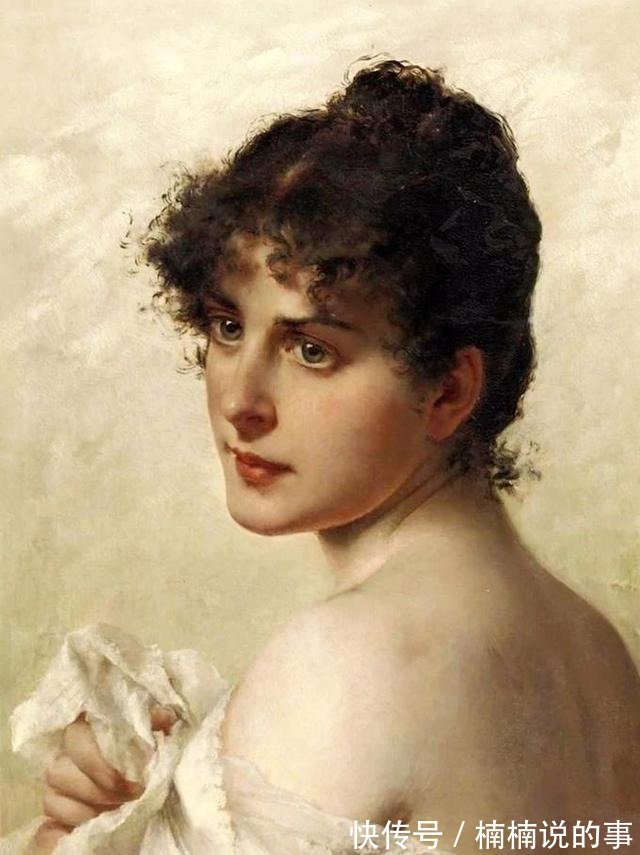 服饰#康拉德·基塞尔,把贵妇们的容貌与服饰,表现得极为富丽奢华!