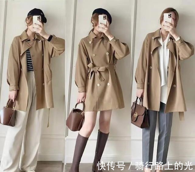 丝巾 今秋“高级棕”怎么穿不单调这些搭配示范，每一套都气质又日常