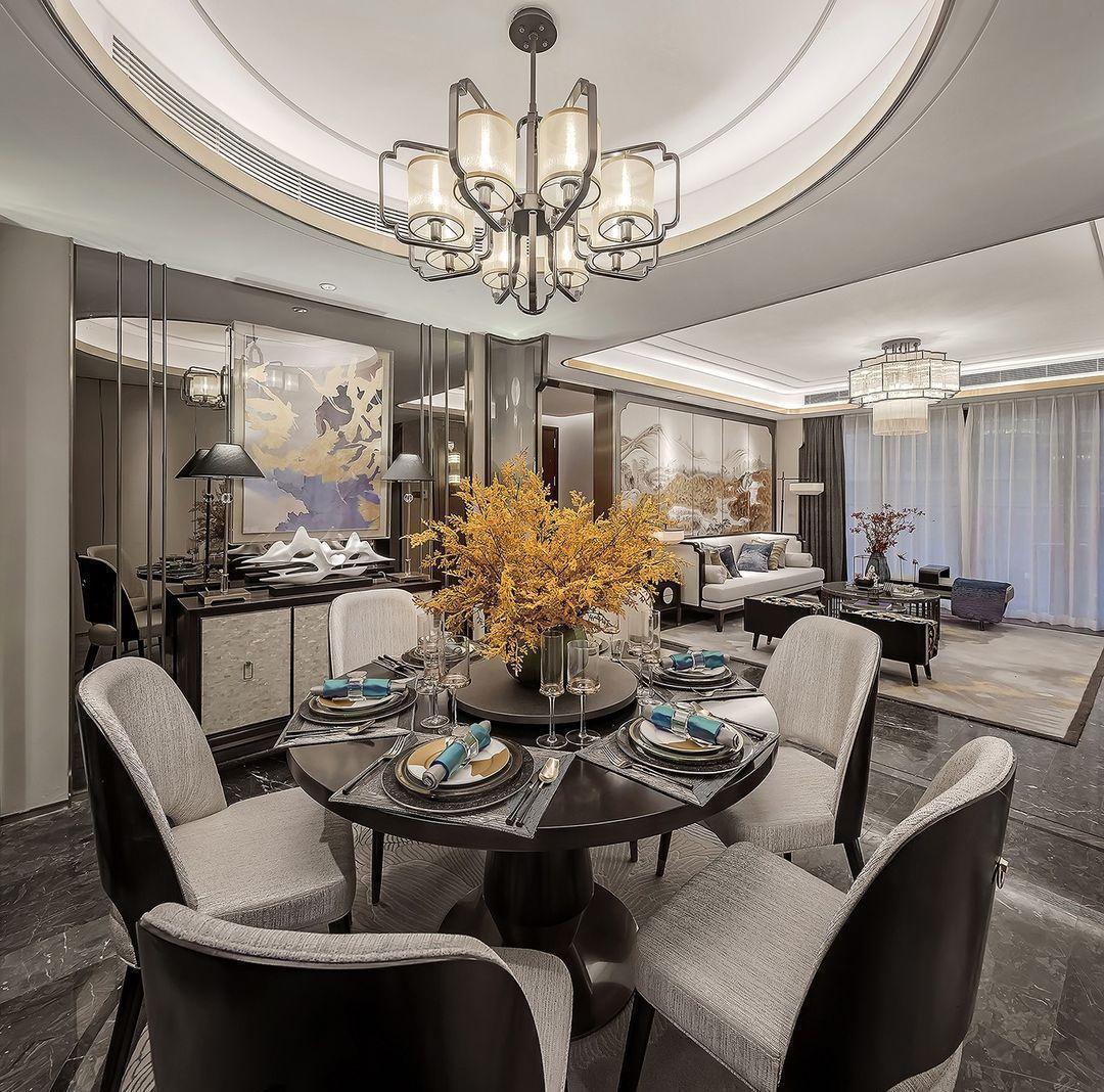 新中式|新中式的创意四居室,尽享中式文化深厚韵味,把美展现到极致