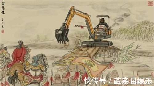 国画$他画一幅“萧何骑车追韩信”爆红,创作的假画系列能笑到让你捧腹