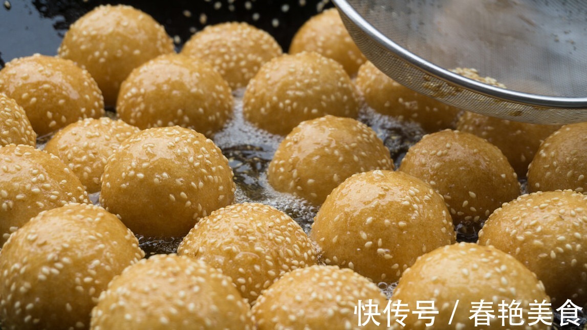 关键点|做麻圆，掌握3个关键点，个个空心，不开裂不塌陷，软糯香甜