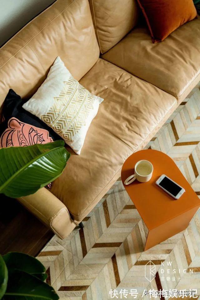 茶几|客厅没有茶几,空间却瞬间高级?看看她74㎡的家是怎么做的