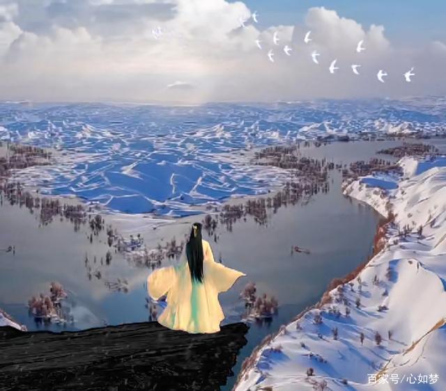 春江花月!因柔心绪南风至,春江花月不言离