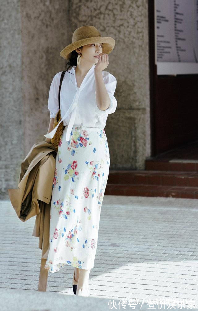 阔腿裤 今夏不流行裙子配高跟鞋了,这样搭才是真的美,像三木一样有气质