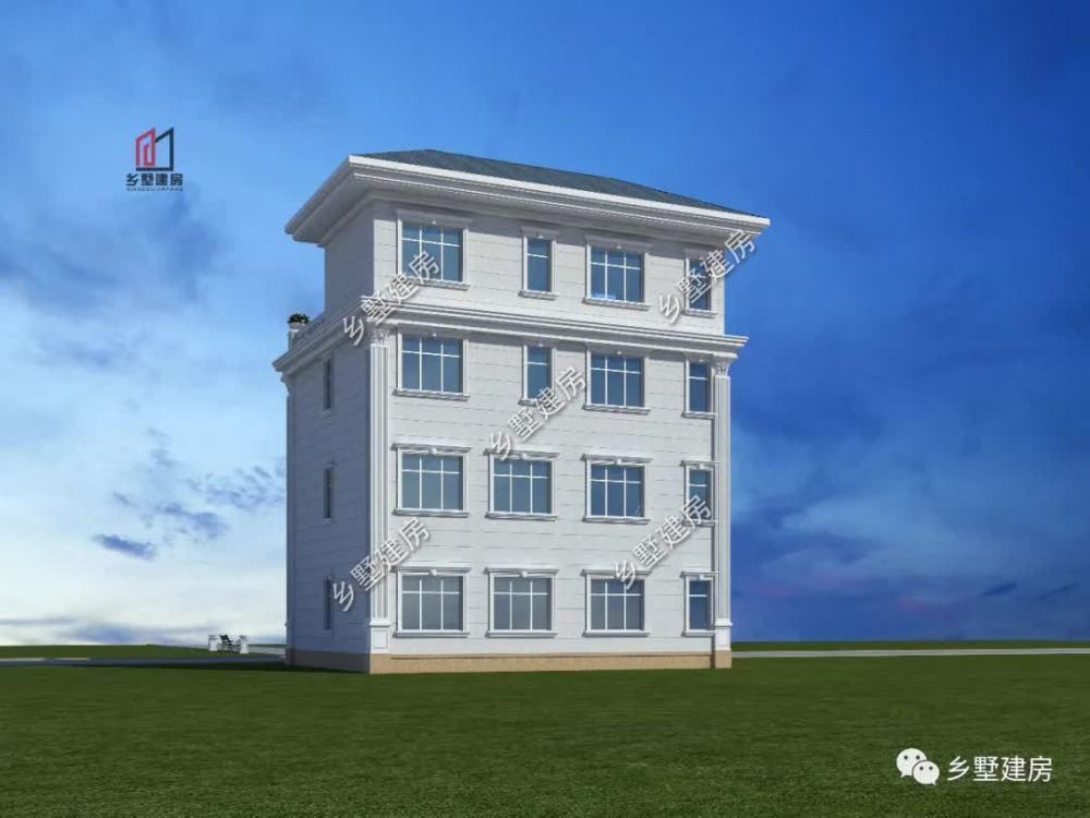 别墅|农村四层自建房，外观时尚华丽，设计两处厨房减少很多小矛盾