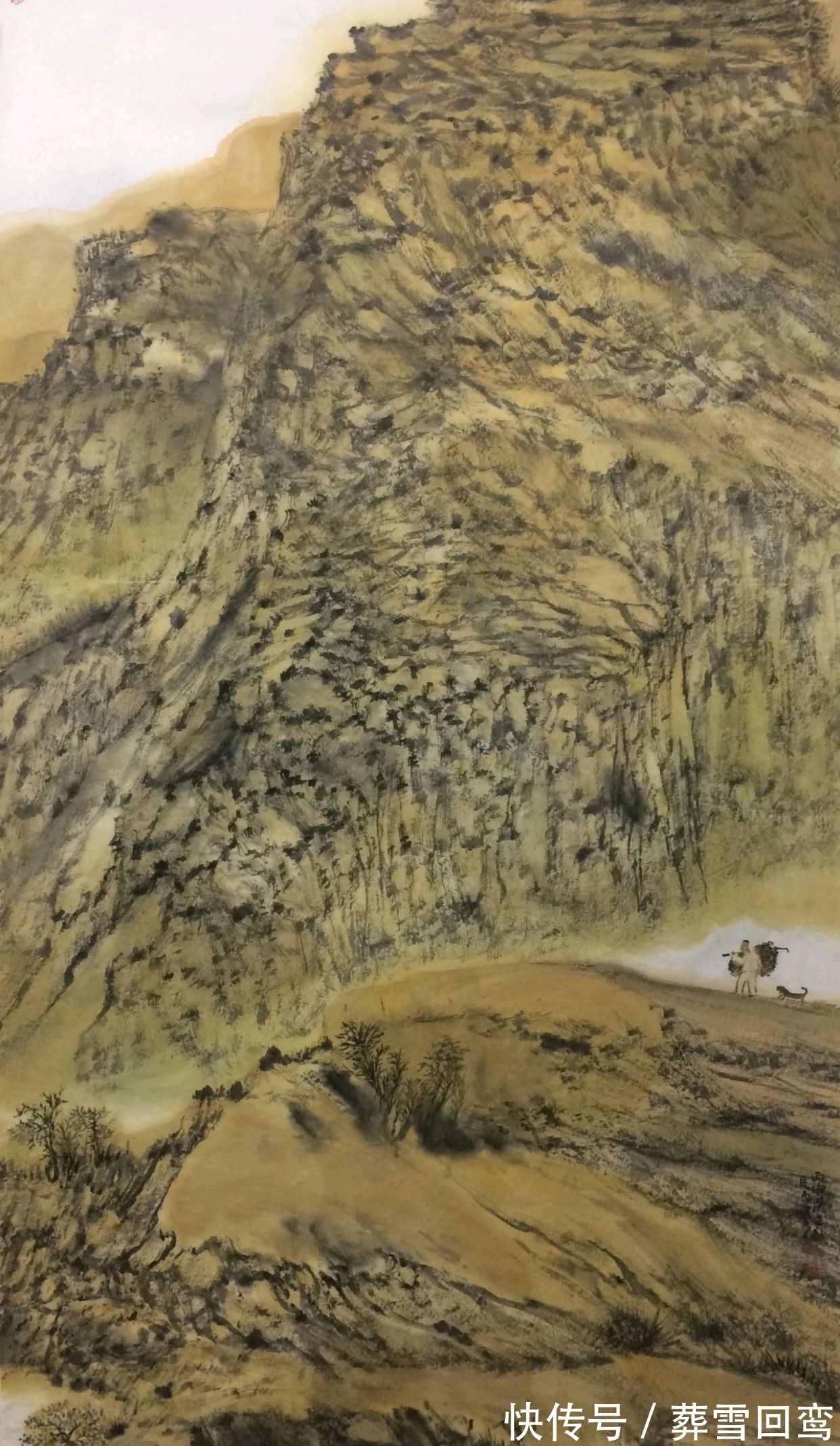 陕西国画院!山水画|他是日本艺术大学的副教授,又是陕西国画院的特聘画家