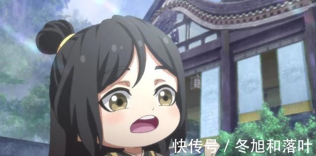 开门见山|魔道祖师Q版魏无羡小金猪皮肤好黑，蓝湛的肤色倒是很白