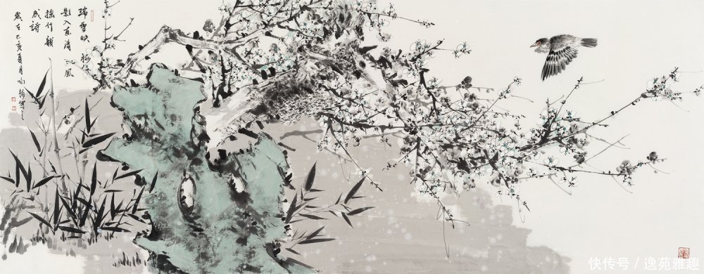 驻华大使馆拟展|“疏影含香”——画家张咏梅斯洛伐克驻华大使馆拟展部分作品