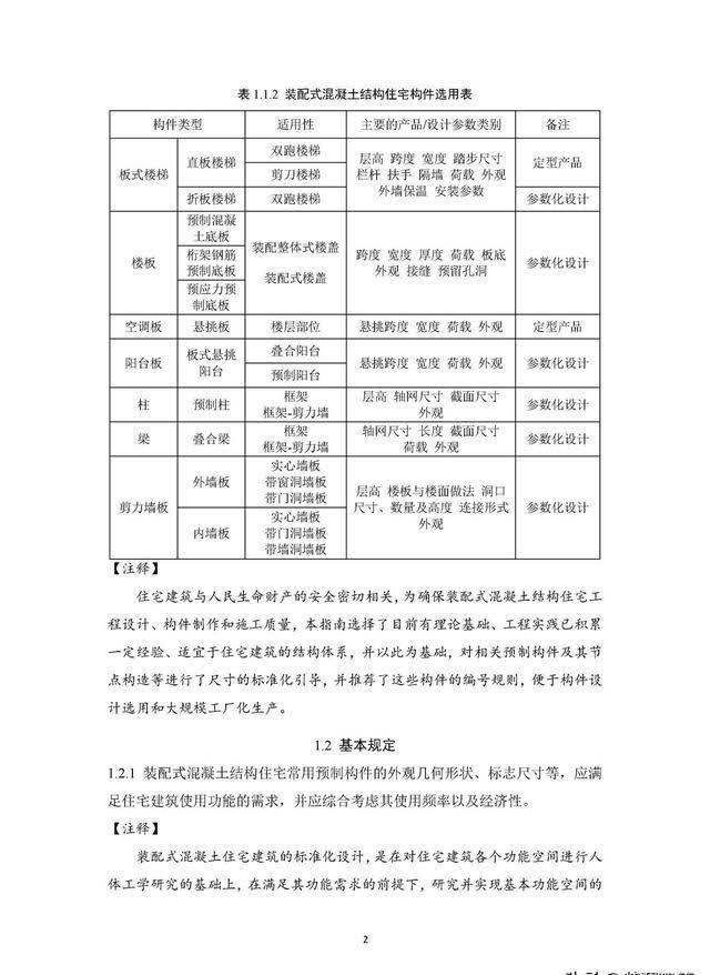 尺寸|住建部《装配式混凝土结构住宅主要构件尺寸指南》正式发布