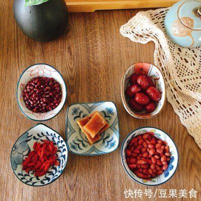 红豆红枣|#我的养生日常-远离秋燥#补血补气“五红汤”